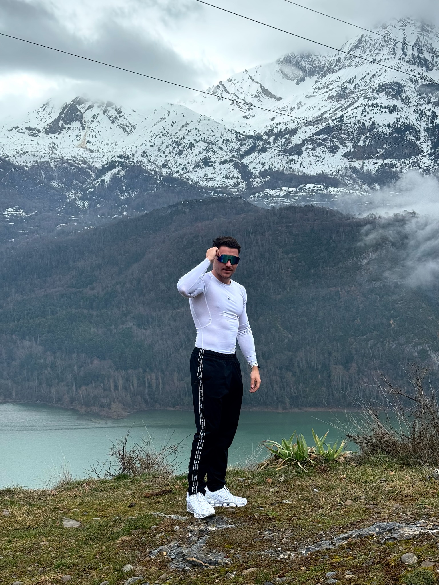 Pablo Torres realizando actividades al aire libre